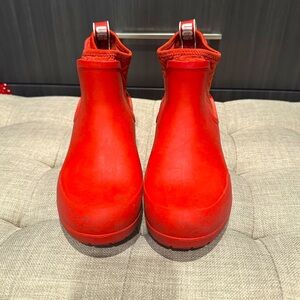 UGG Red Rainboots Women size 7
